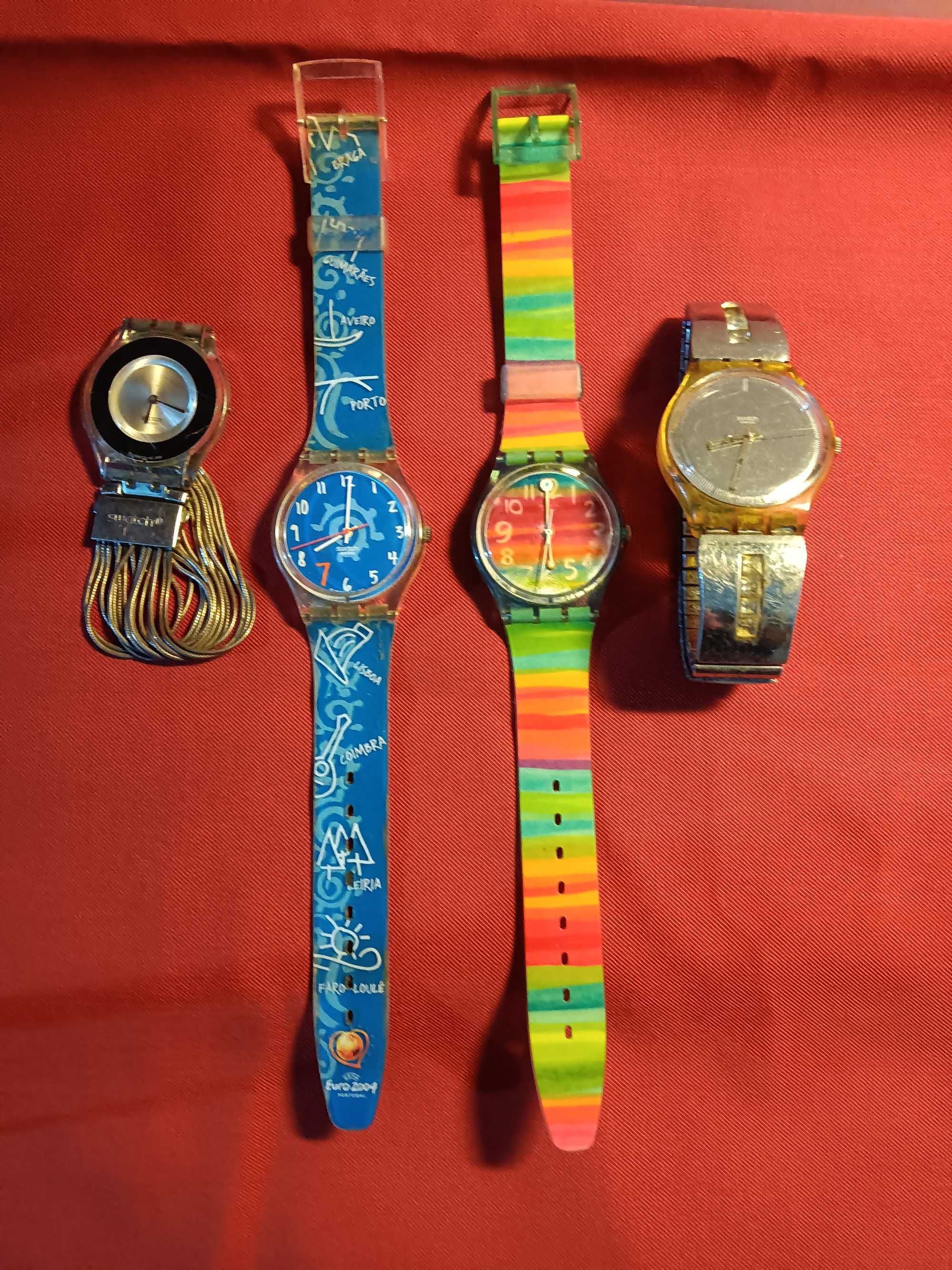 4 relogios Swatch