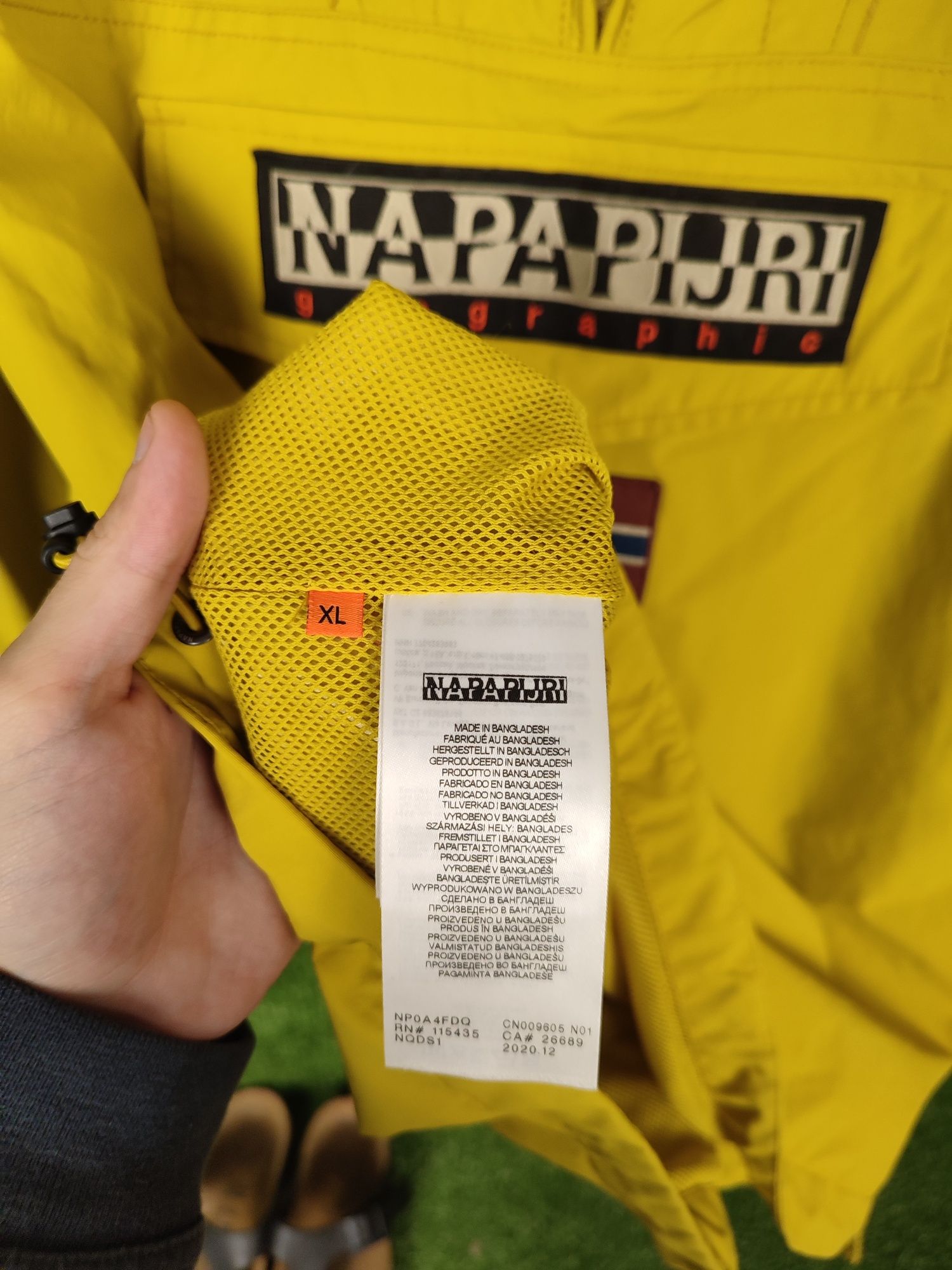 Анорак napapijri the north face arc'teryx stone