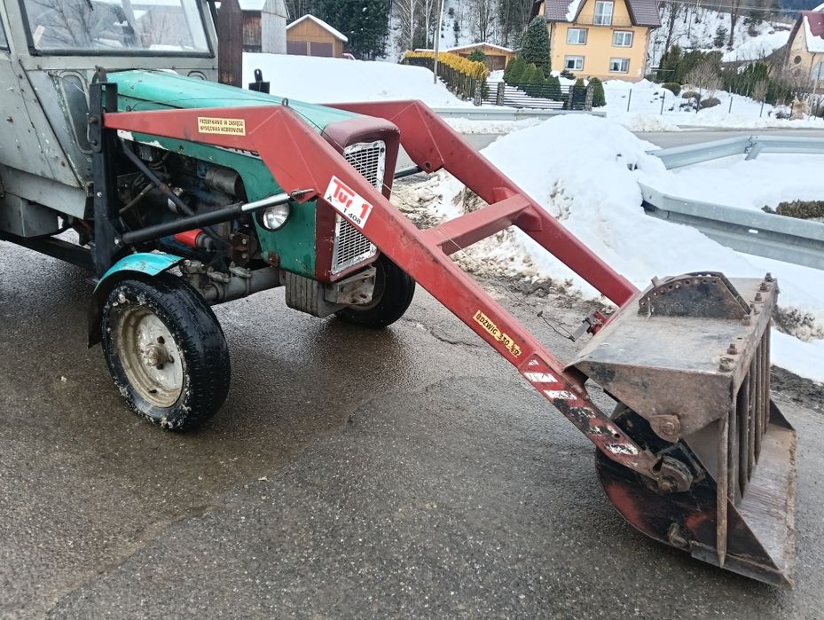 Tur Ursus C360 C355 C360 3P Ładowacz Czołowy Łyzka Widły Balast