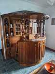 Bar de sala em madeira