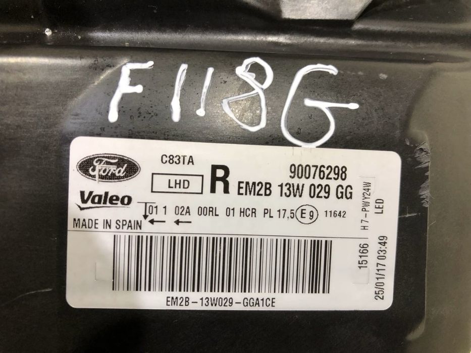 Фара передняя правая Ford S-Max S Max ( 2015 2016 2017 2018 2019 г. )