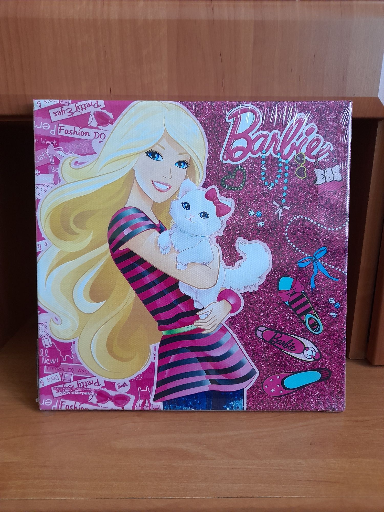 Barbie podobrazie z nadrukiem 25 x 25