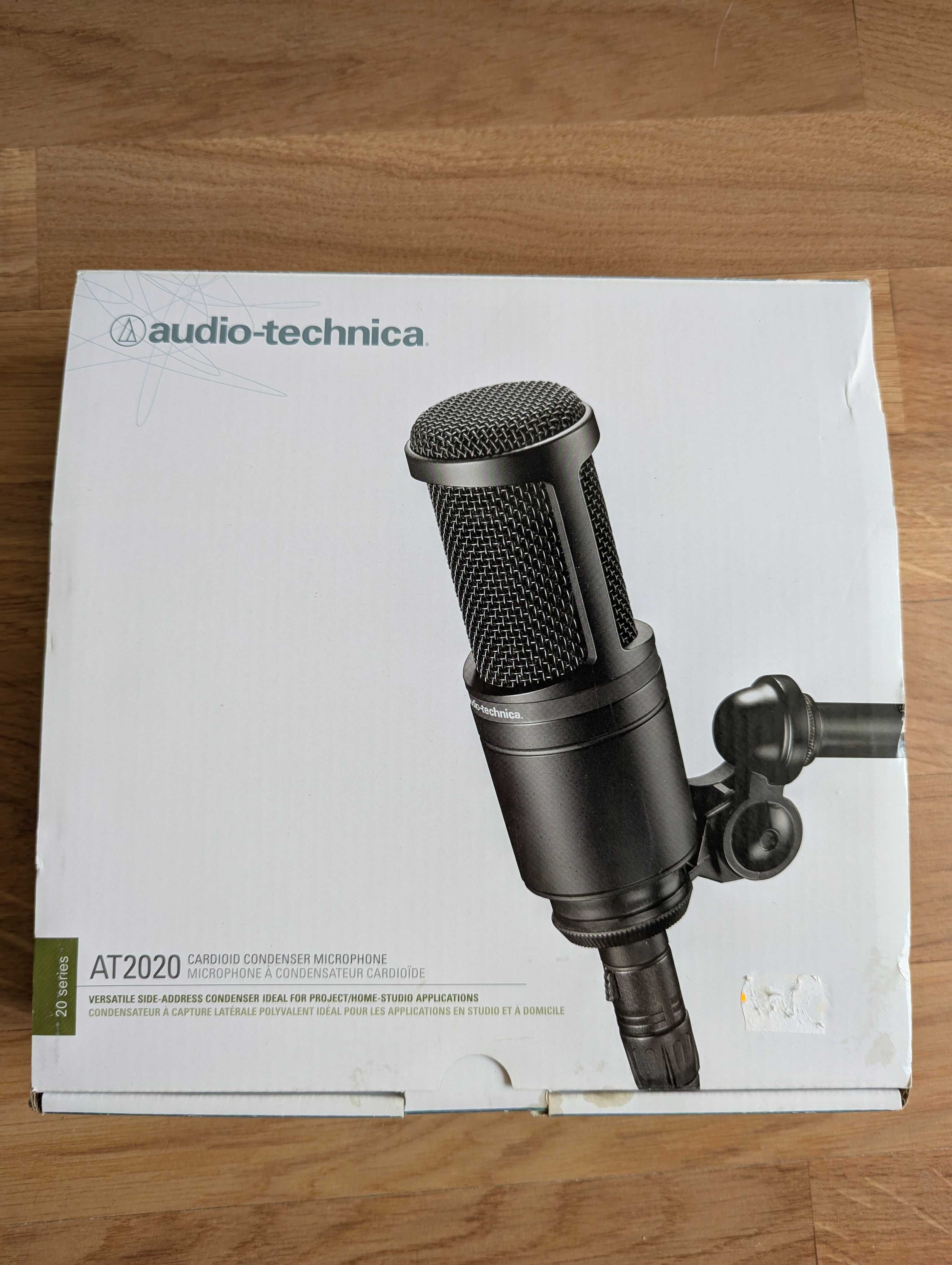 Mikrofon Pojemnościowy Studyjny - Audio Technica AT2020