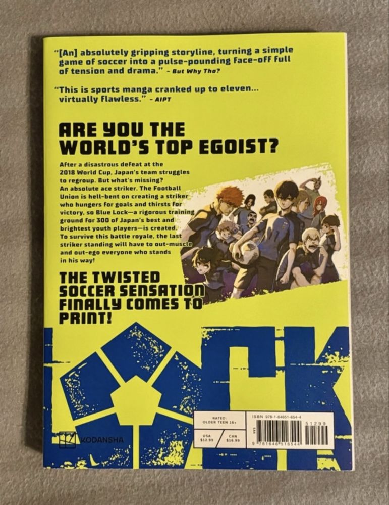 Blue Lock volume 1