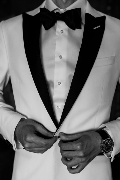 Marynarka smokingowa wełniana Diuk