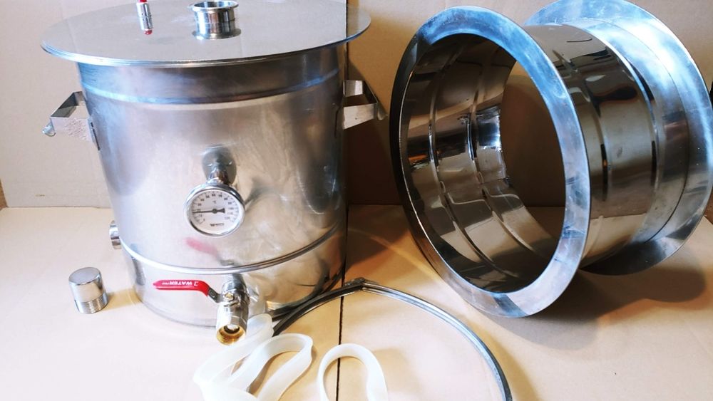 Перегонний куб. Бак. 35 літрів. 14 літрів