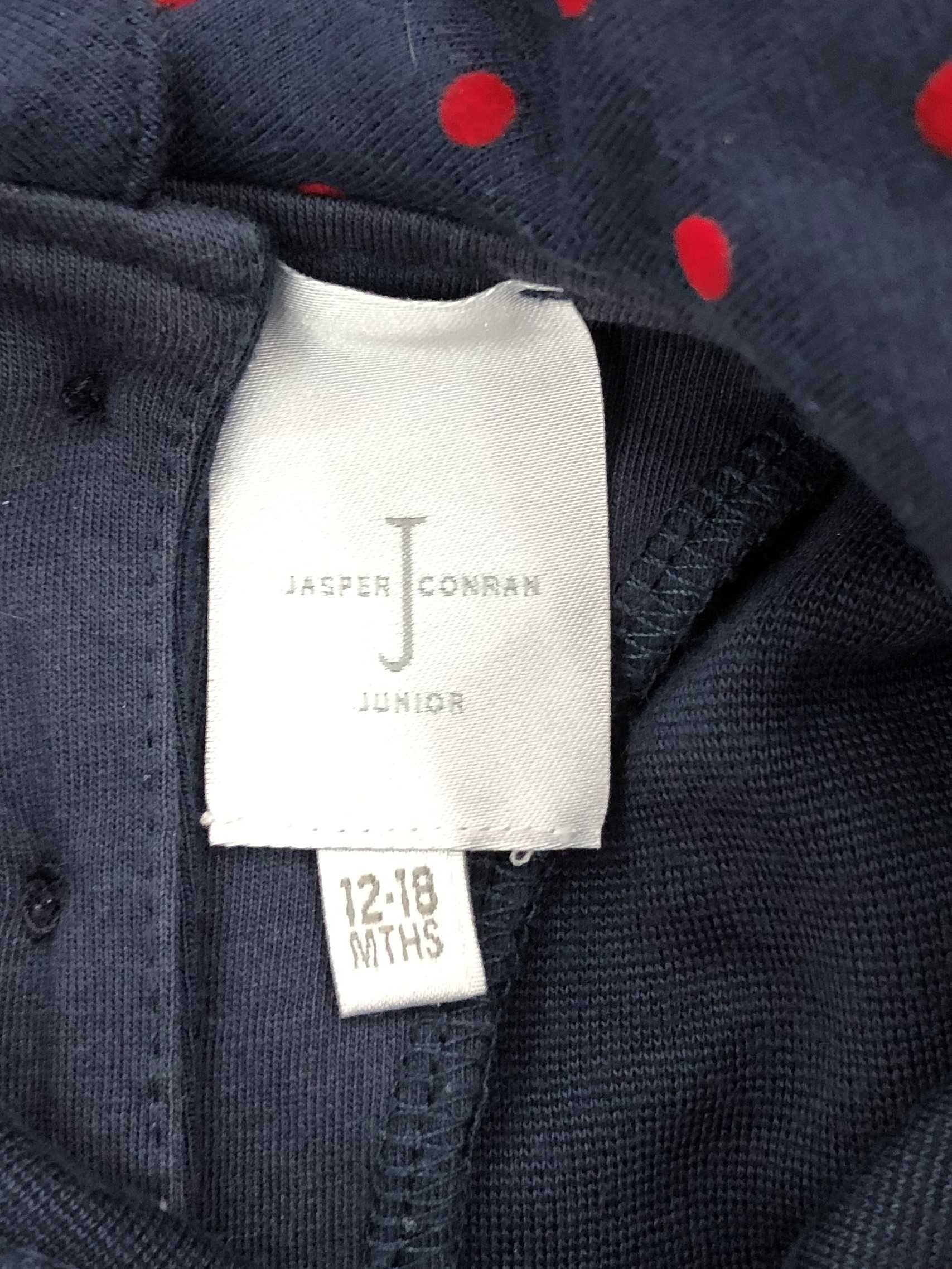 Платье сине-красное в горошек Jasper Conran, 12-18 мес.