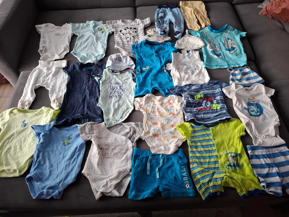 Ubranka w rozm. 62, chłopięce