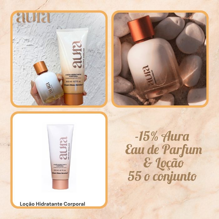 Aura Eau de Parfum e loção corporal