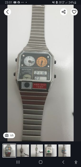 Zegarek sanda  retro