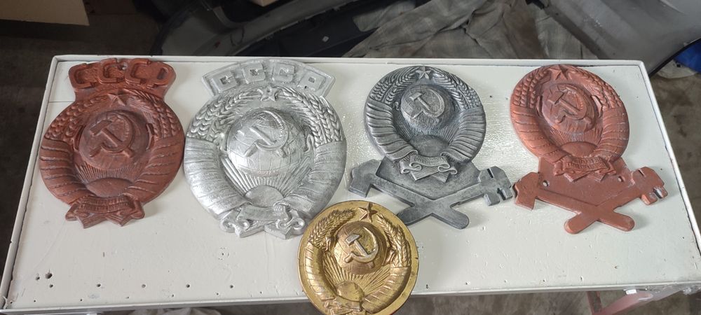 Герб СССР алюміній