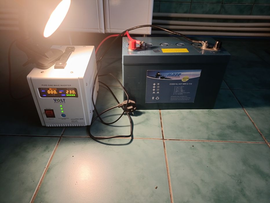 Безперебійник інвертор ups volt polska e500+ гелевий акумулялятор 119