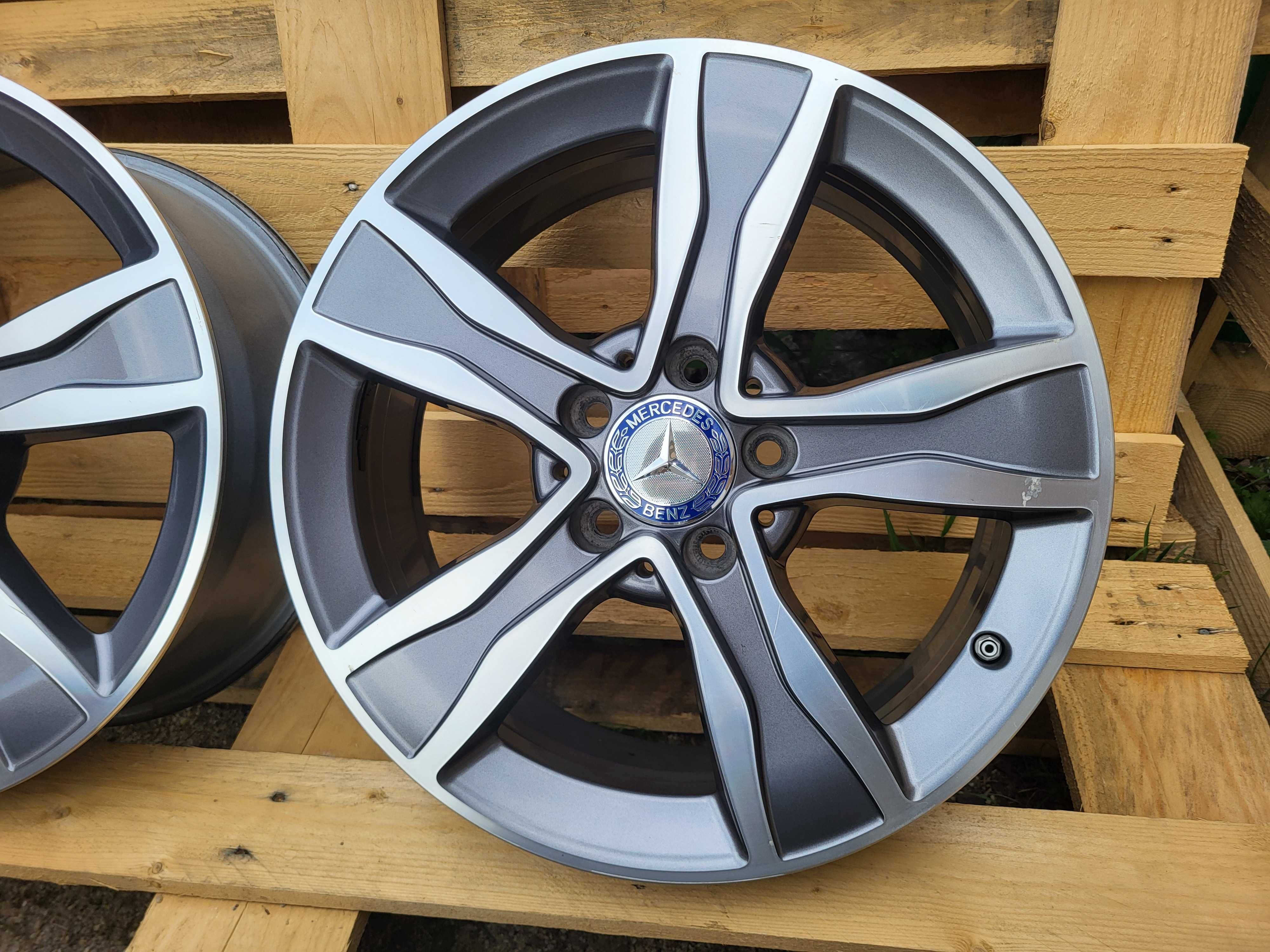 [961] Felgi aluminiowe 17" Mercedes 7Jx17H2 5x112 C klasa czujniki!