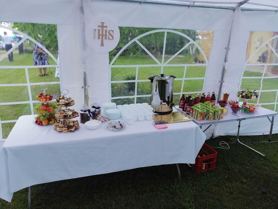 Namiot,event,wypożyczalnia naczyń dmuchańce nagłośnienie piana party