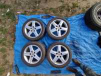 Alufelgi Audi A4 17 C Fundo 2x opona ok Tanio