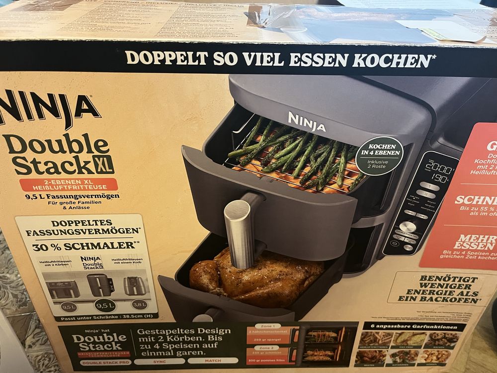 Ninja double stack xl SL400EU frytkownica beztłuszczowa