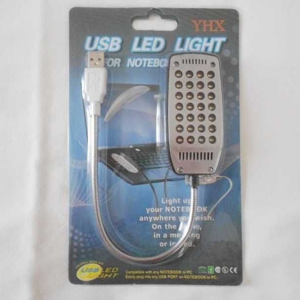 Candeeiro lanterna de Led com cabo maleável Usb