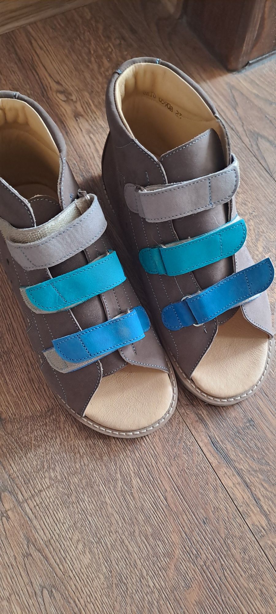 Buty sandały Aurelka 34 ze skóry naturalnej