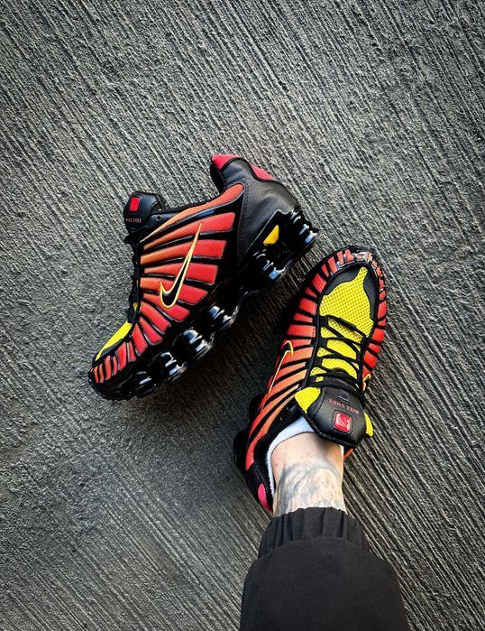 Мужские кроссовки Nike Shox TL "Sunrise" Размеры 41-45