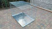 Ocynkowana klatka kennelowa XXL 118x78x84 cm