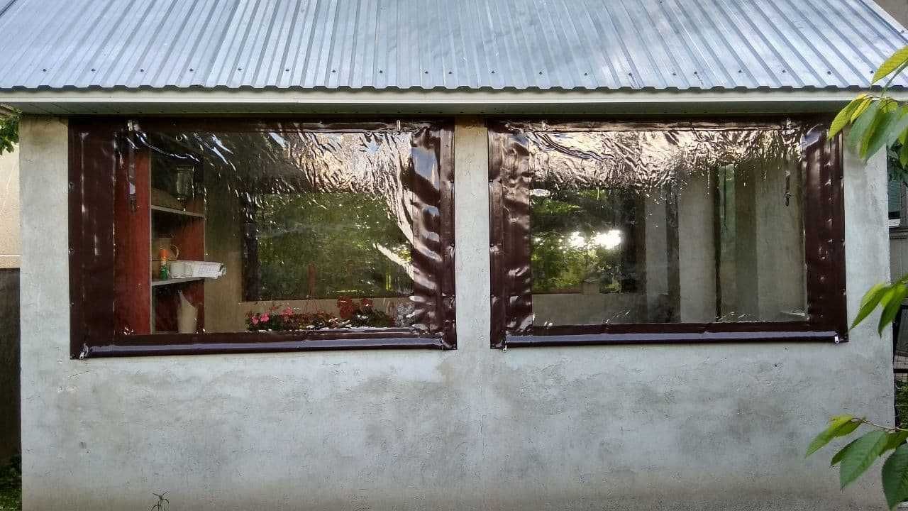 ПВХ штори . М'які вікна для альтанки,тераси ,веранди .