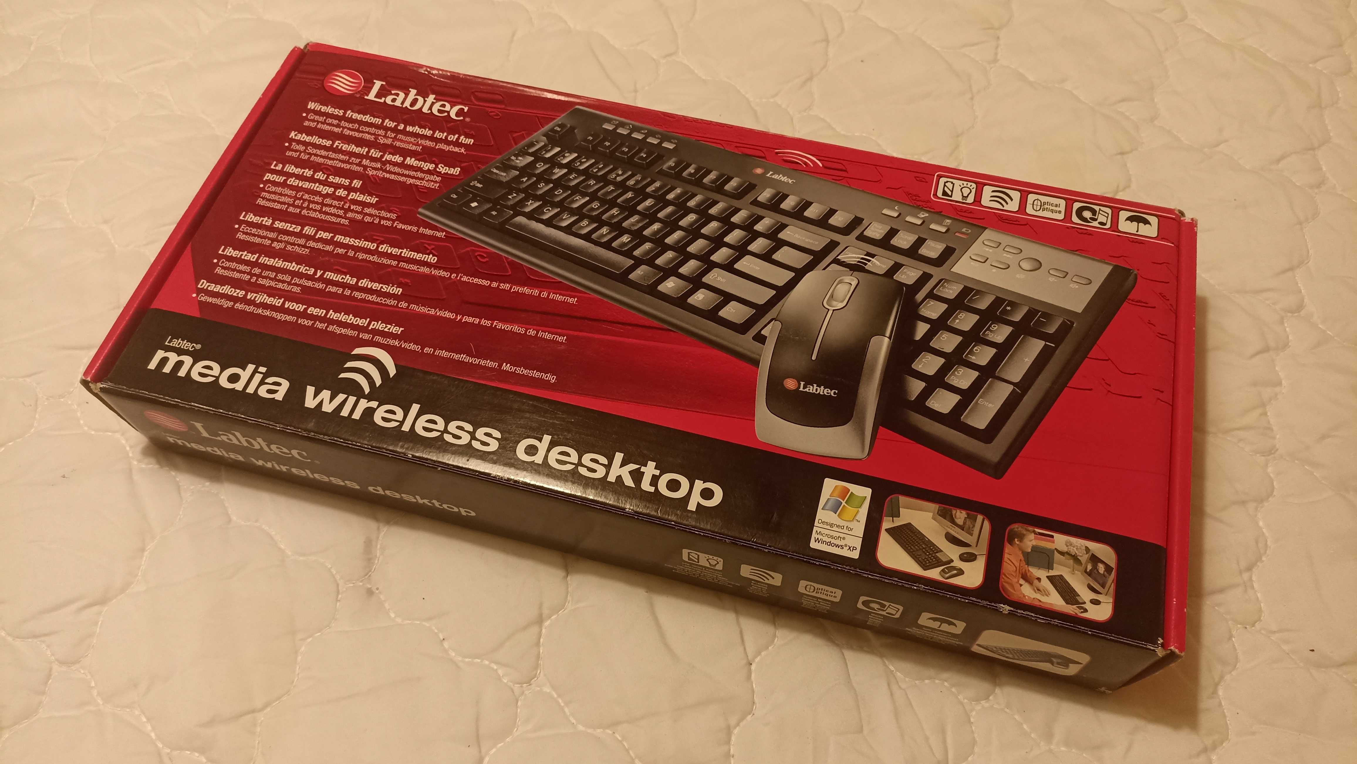 Monitor e teclado wireless