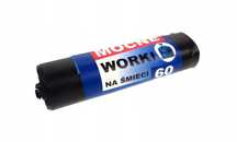 Worki na śmieci MOCNE LDPE 60L 10 szt