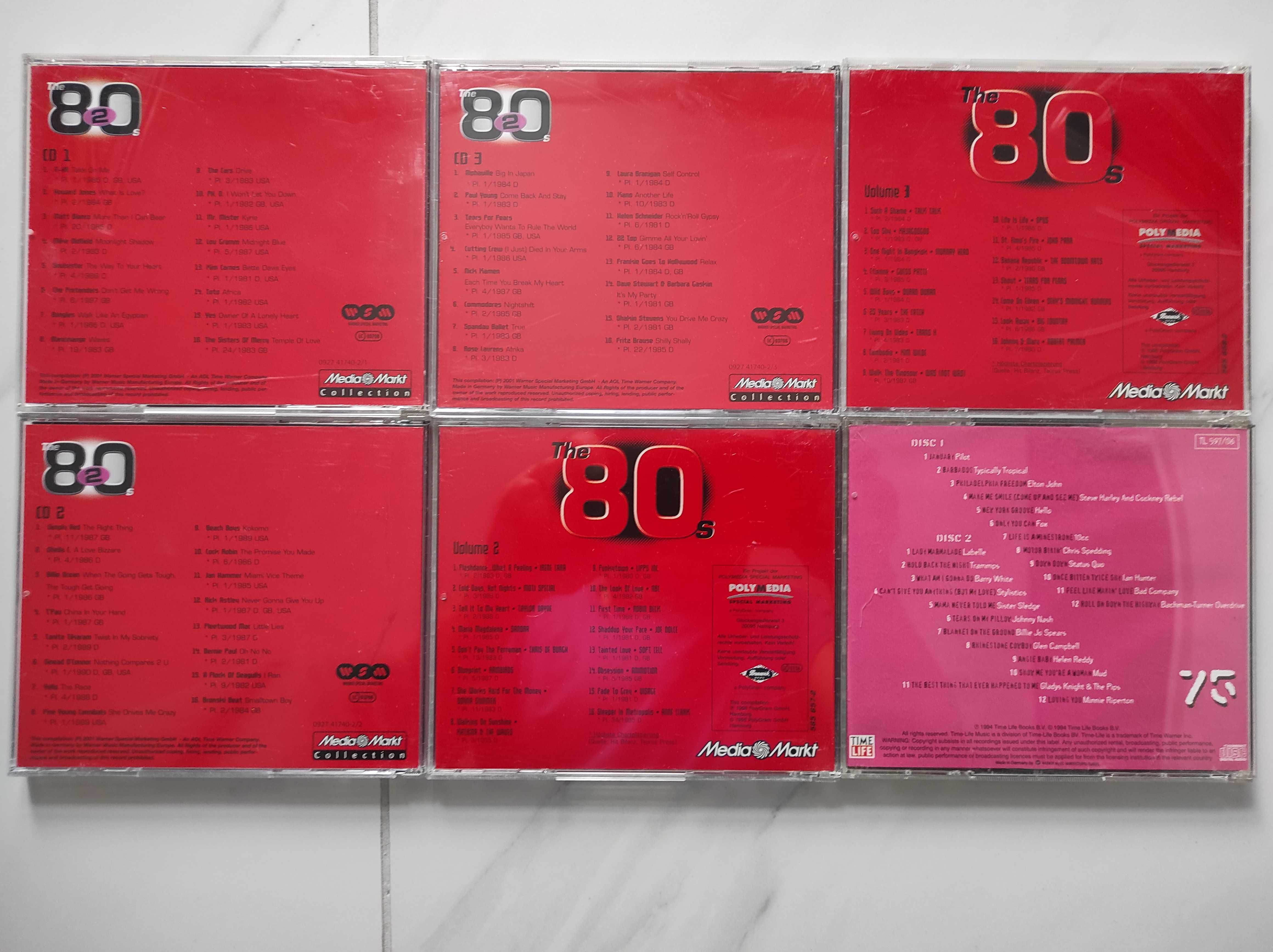 Płyty CD z nagraniami muzyki pop z lat 80-tych