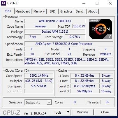 AMD Ryzen 5800X3D + Asrock X570 AM4 + 64 GB DDR4 RAM + AIO 240 ALF III