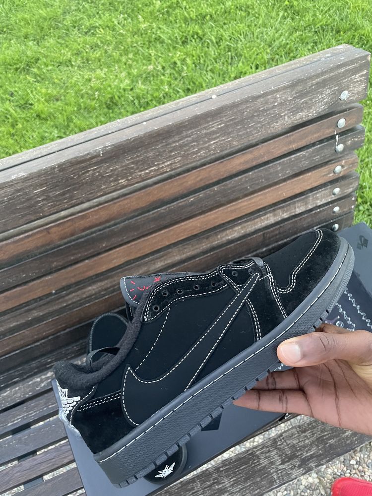 Travis Scott Air Jordan 1 Low OG "Black Phantom"