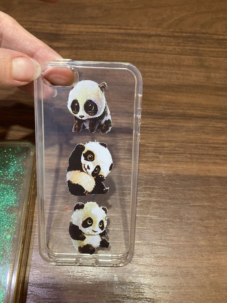 Etui iphon SE sztuk 5 panda nowa