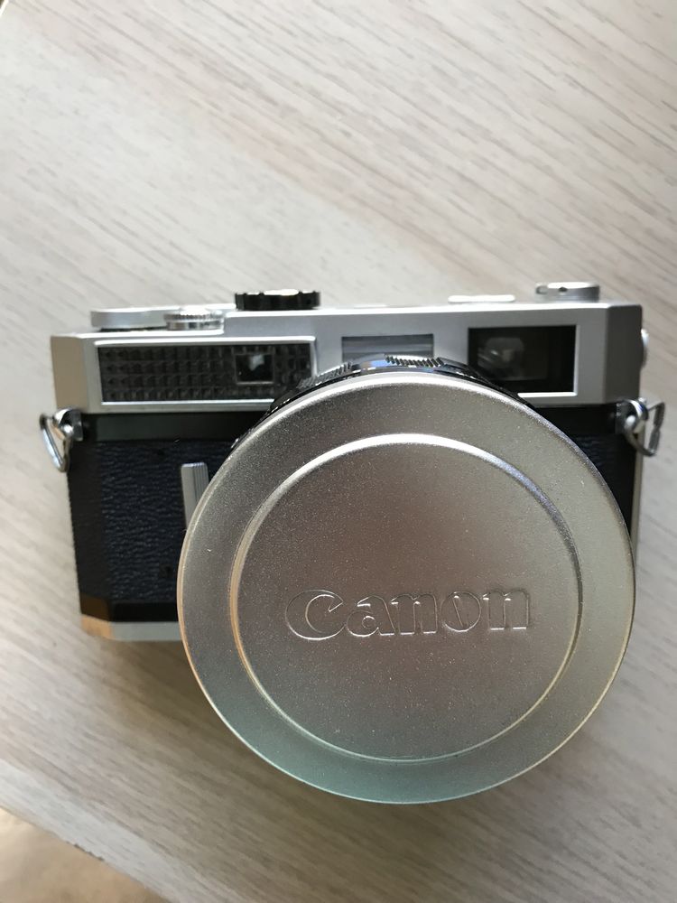 Maquina fotografica Canon7 com lente 50mm f/0.95