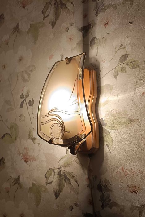 Lampka nocna ścienna | kinkiet witrażowy