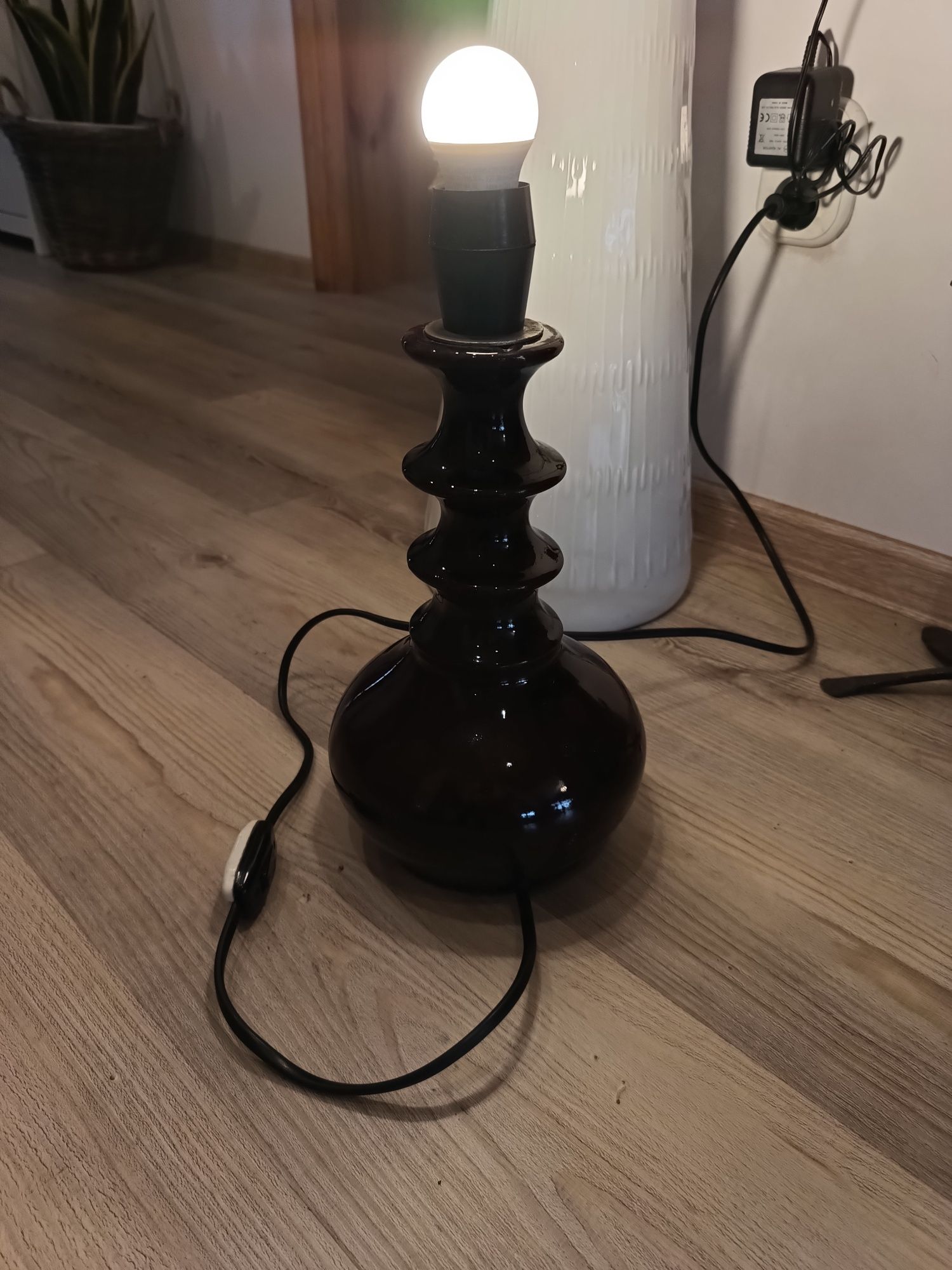 Lampa ceramika Łysa Góra Mirostowice Mysłakowice PRL