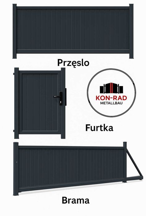 Brama Suwana + Furtka + Przęsło = kompletne ogrodzenie WYSYŁKA cała PL