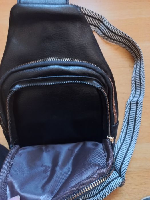 Шкіряна сумка на плече Virginia Conti