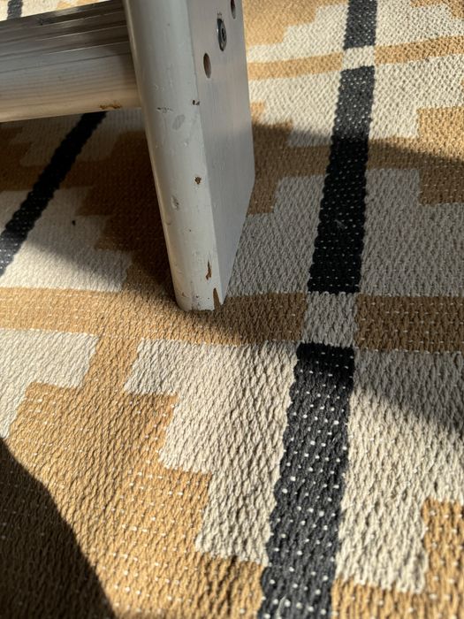 Flexa łóżko piętrowe półwysokie bielone z łóżniem niskim sttan dobry