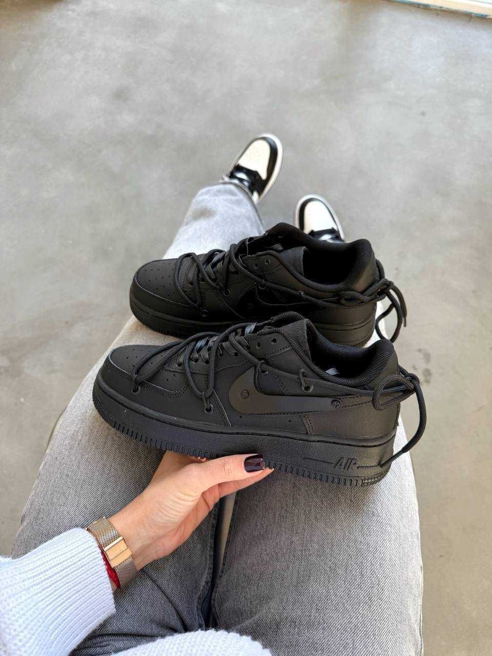Кросівки Nike Air Force 1 Low OFF Shoelaces Custom premium
