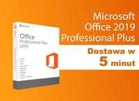 Office 2019 Professional Pro Plus Klucz DOSTAWA 5 MINUT DOŻYWOTNIO