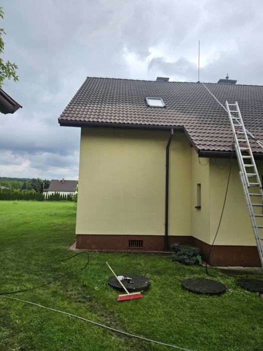 Mycie, czyszczenie kostki brukowej, dachów elewacji Gorąca Woda