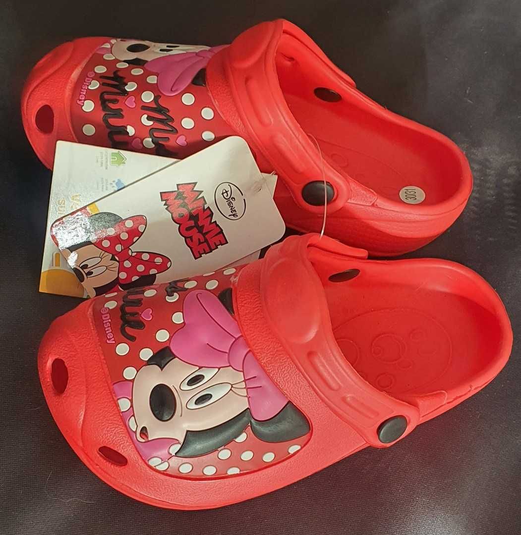 Crocs Minnie Disney klapki rozm 30/31 kolor czerwony