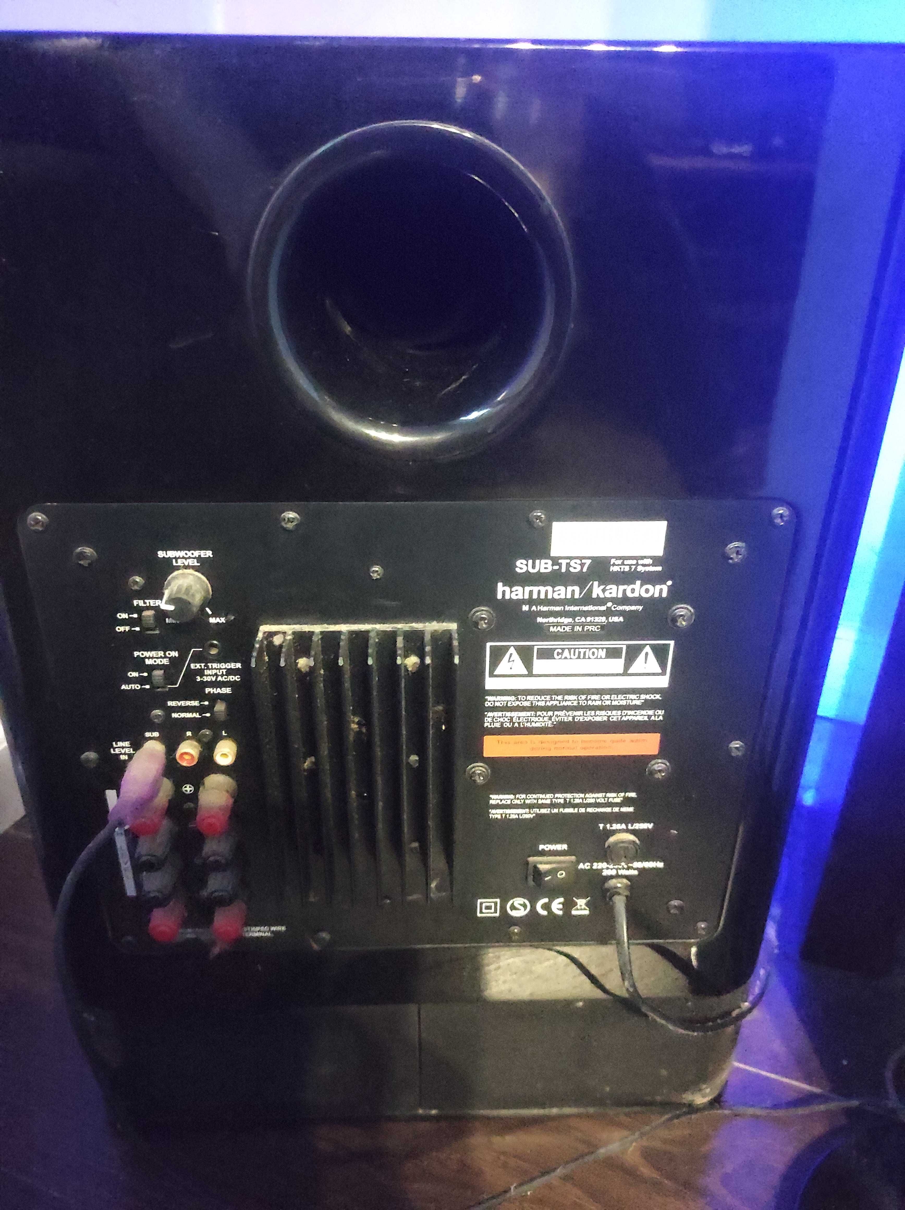 Amplituner DENON AVR-1709 + zestaw 5 głośników subwoofer HARMAN KARDON