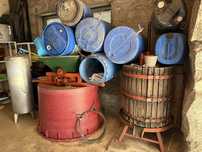 Prensa de vinho / Esmagador / barril plastico