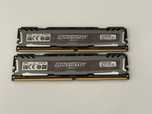 Ballistix 8 GB DDR4 2x4 GB 2400 mhz - komplet , stan idelany!