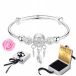 Bransoletka Damska Srebrna 925 Charms