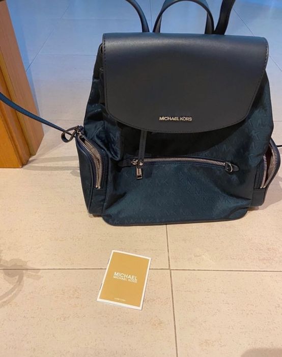 Mochila Michael Kors Azul Nova