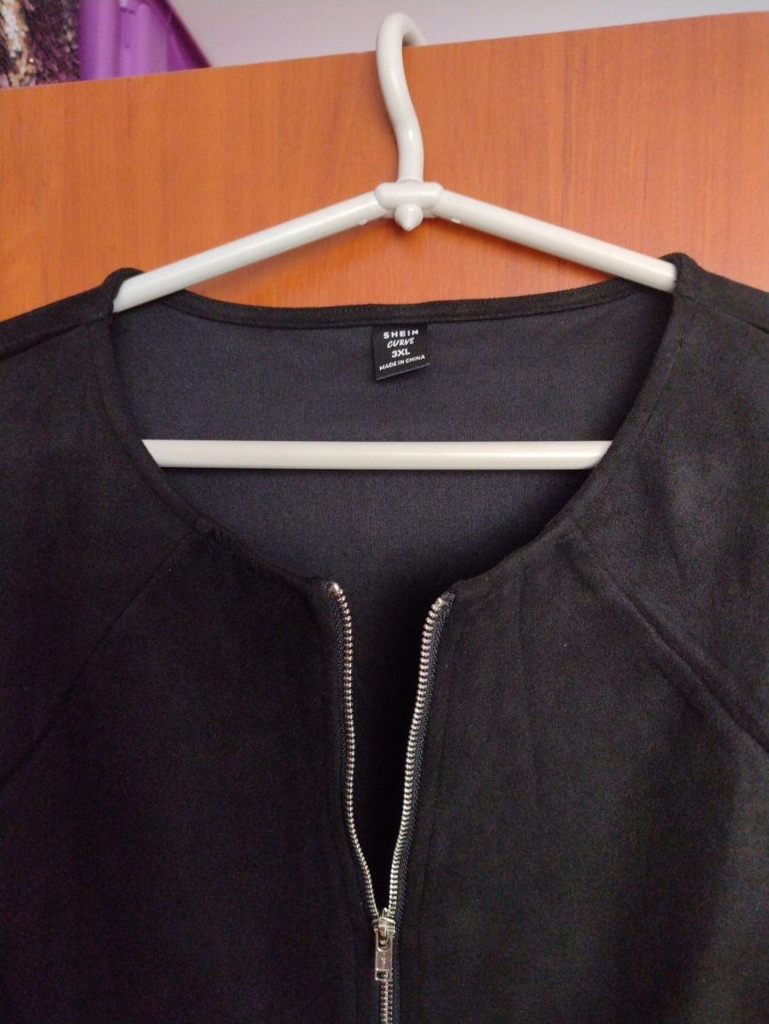 Nowa ramoneska eko-zamsz 3xl