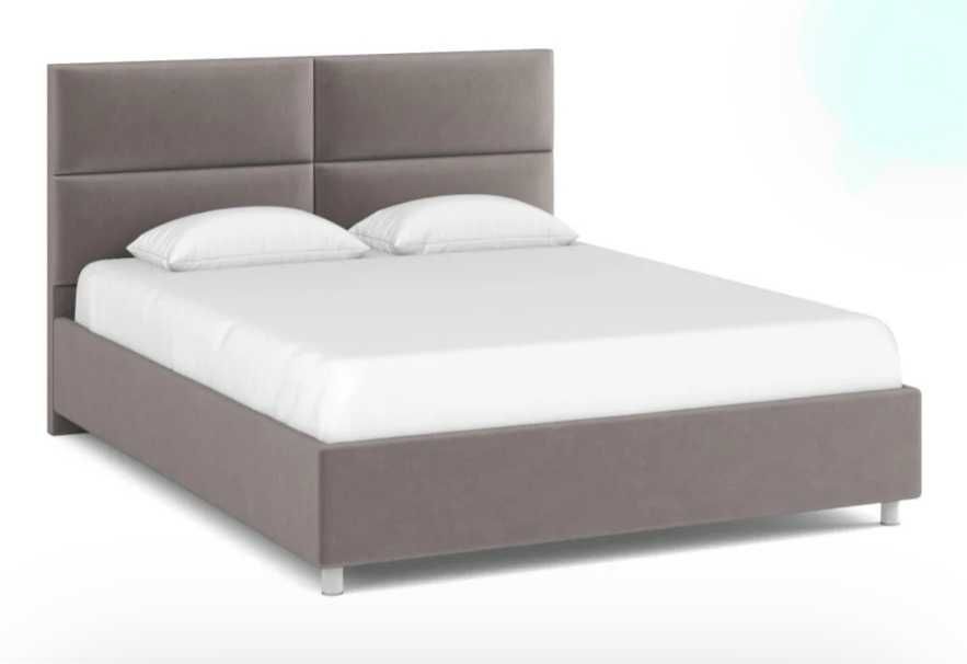 Cama de casal Nova 160x2000 Cinza claro
