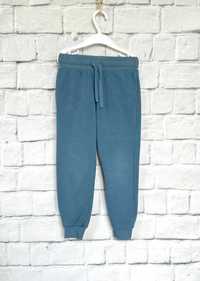 116 * H&M * spodnie dresowe niebieskie turkusowe