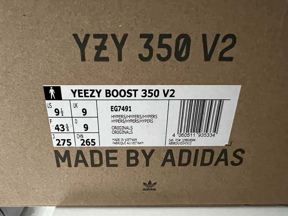 Nowe Oryginalne Yeezy 350 Hyperspace 43 1/3